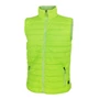 Kép 1/4 - Dressa Sport könnyű steppelt cipzáros férfi mellény - lime (S-3XL)