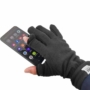 Kép 2/3 - Dressa DRS lehajtható ujjú kesztyű okostelefonhoz - fekete