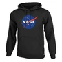 Kép 1/2 - Nasa Insignia kenguruzsebes pamut kapucnis pulóver - fekete (S-5XL)
