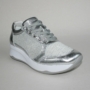 Kép 2/8 - LUMBERJACK DOMINO női bőr platform sneaker sportcipő- ezüst (38)   
