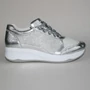 Kép 3/8 - LUMBERJACK DOMINO női bőr platform sneaker sportcipő- ezüst (38)   