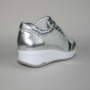 Kép 5/8 - LUMBERJACK DOMINO női bőr platform sneaker sportcipő- ezüst (38)   
