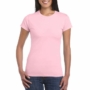 Kép 1/2 - Gildan 64000L női környakú rövid ujjú póló -világos rózsaszín (S-XXL)