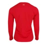 Kép 2/2 - Dressa Premium hosszú ujjú V nyakú női pamut póló- piros (S-XXL)