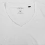 Kép 3/3 - Dressa Supima női V nyakú pamut póló - fehér (XS-XXL)