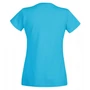 Kép 2/2 - Fruit of the Loom 61372 Valueweight T női rövid ujjú póló- azúr kék (XS-XXL)