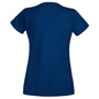 Kép 2/2 - Fruit of the Loom 61372 Valueweight T női rövid ujjú póló- sötétkék (XS-XXL)