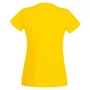 Kép 2/2 - Fruit of the Loom 61372 Valueweight T női rövid ujjú póló-sárga (XS-XXL)