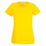 Kép 1/2 - Fruit of the Loom 61372 Valueweight T női rövid ujjú póló-sárga (XS-XXL)