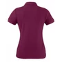 Kép 2/2 - Fruit of the Loom 63212 Lady-Fit női galléros rövid ujjú póló- burgundy (S-XXL)