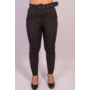 Kép 1/7 - NINA női magasított derekú nadrág- fekete (S-XL)