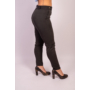 Kép 3/7 - NINA női magasított derekú nadrág- fekete (S-XL)
