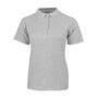 Kép 1/2 - Dressa Basic női rövid ujjú pamut galléros piké póló-melírszürke (S-XXL)