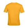 Kép 2/2 - Dressa Lowercase feliratos környakú rövid ujjú pamut póló - gold (S-2XL)