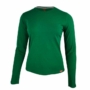 Kép 1/2 - Dressa Premium hosszú ujjú környakú női pamut póló-kelly zöld (S-XXL)