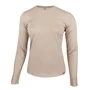Kép 1/2 - Dressa Premium hosszú ujjú környakú női pamut póló- homok (S-XXL)