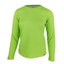 Kép 1/2 - Dressa Premium hosszú ujjú környakú női pamut póló- lime (S-XXL)