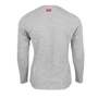 Kép 2/2 - Dressa Premium hosszú ujjú környakú női pamut póló-melírszürke (S-XXL)