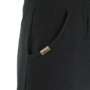 Kép 4/4 - Dressa Casual gumis derekú pamut férfi bermuda nadrág - fekete