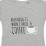 Kép 3/3 - Dressa Coffee mintás pamut pólóruha - melírszürke