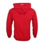Kép 2/2 - Dressa Basic kenguruzsebes pamut kapucnis pulóver- piros (S-XXL)