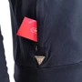 Kép 5/5 - Dressa DRS Casual biopamut cipzáros női kardigán - sötétkék (XS-3XL)