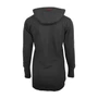 Kép 2/3 - Dressa DRS Casual kenguruzsebes női pamut hosszú kapucnis pulóver - fekete (XS-XL)