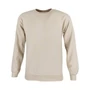 Kép 1/2 - Dressa Forest környakú pamut pulóver - beige (bézs) (S-XXL)