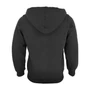 Kép 2/6 - Dressa Home cipzáros kapucnis sherpa bundás bélelt pulóver - fekete (S-XXL)