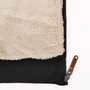 Kép 6/6 - Dressa Home cipzáros kapucnis sherpa bundás bélelt pulóver - fekete (S-XXL)