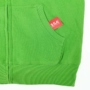 Kép 5/6 - Dressa Home cipzáros kapucnis sherpa bundás bélelt pulóver - zöld (S-XXL)