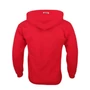 Kép 2/3 - Dressa Vintage cipzáros pamut kapucnis pulóver - piros (S-XXL)