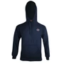 Kép 3/3 - Dressa Vintage kenguruzsebes pamut kapucnis pulóver - sötétkék (S-XXL)