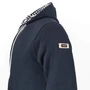 Kép 4/5 - Dressa Vintage pamut kapucnis pulóver - csíkos kapucnival - sötétkék (XS-3XL)