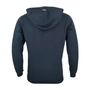 Kép 2/5 - Dressa Vintage pamut kapucnis pulóver - csíkos kapucnival - sötétkék (XS-3XL)