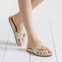 Kép 2/5 - Scholl Pescura Flat unisex fapapucs- homok  (35-46)