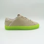 Kép 3/7 - SUPERFETCH női bőr (velúr) sneaker sportos cipő -drapp-neon (39-41)