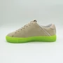 Kép 4/7 - SUPERFETCH női bőr (velúr) sneaker sportos cipő -drapp-neon (39-41)