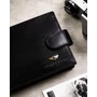 Kép 3/8 - Peterson Férfi BŐR PÉNZTÁRCA SZETT + KULCSTARTÓVAL + KÁRTYATARTÓ  SET3-N992L-VT-5396 Black