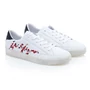 Kép 1/11 - TOMMY HILFIGER FW0FW05809 női bőr hímzett sneaker cipő-fehér (38)