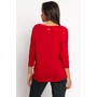 Kép 5/5 - Budmil női 3/4-es ujjú felső - piros (XS-3XL)