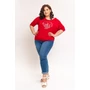 Kép 2/5 - Budmil női 3/4-es ujjú felső - piros (XS-3XL)