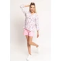 Kép 3/5 - Budmil női 3/4-es ujjú felső-mintás (XS-3XL)