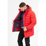 Kép 3/6 - Budmil férfi téli kabát - piros (S-3XL)