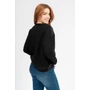 Kép 2/4 - Budmil női vékony hosszú ujjú mintás felső - fekete (S-3XL)