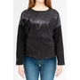 Kép 4/4 - Budmil női vékony hosszú ujjú mintás felső - fekete (S-3XL)