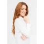 Kép 5/6 - Budmil női hosszú ujjú blúz - fehér (XS-3XL)