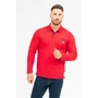 Kép 1/5 - Budmil férfi galléros hosszú ujjú felső - piros (M-3XL)