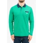 Kép 4/5 - Budmil férfi galléros hosszú ujjú felső - zöld (M-3XL)