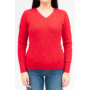 Kép 4/5 - Budmil női vékony kötött pulóver - piros (XS-XXL)
